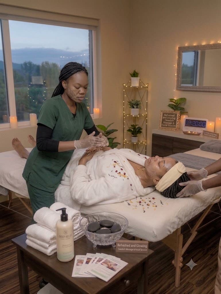 Swedish Massage and facial